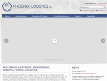 Tablet Screenshot of phxlogistics.com